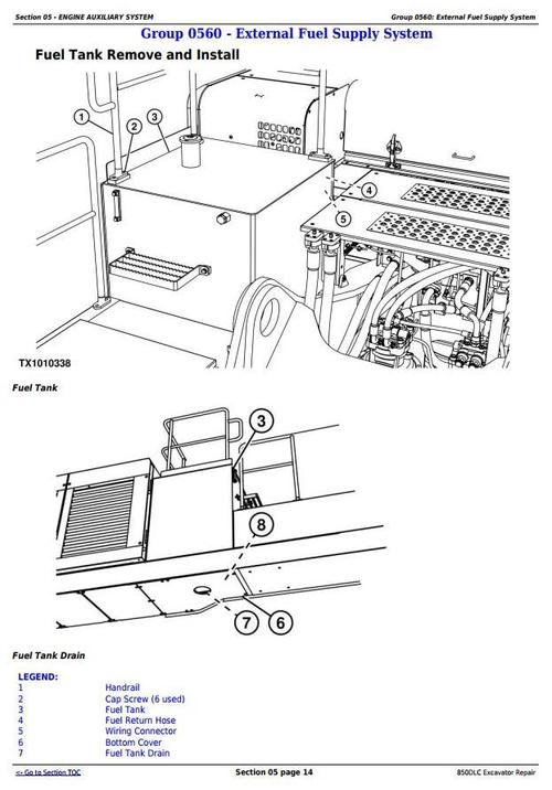 Product picture Deer 850DLC Excavator Service Repair Technical Manual (TM10011)