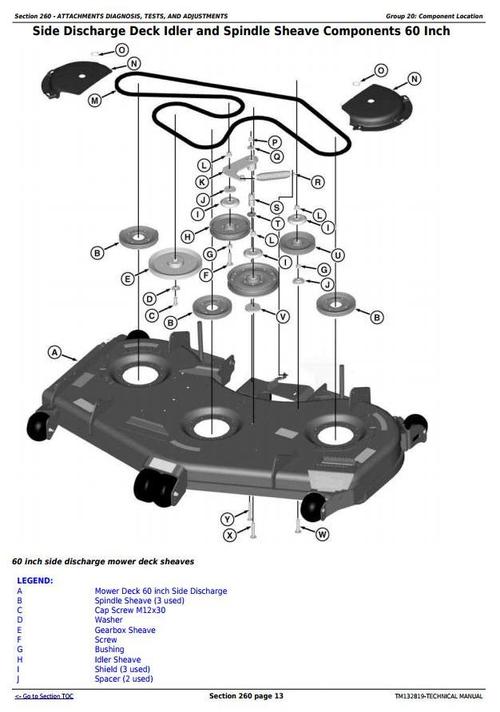 Product picture Deer Z997R Z-Trak Mid-Mount Mower Diagnostic and RepairTechnical Manual (TM132819)
