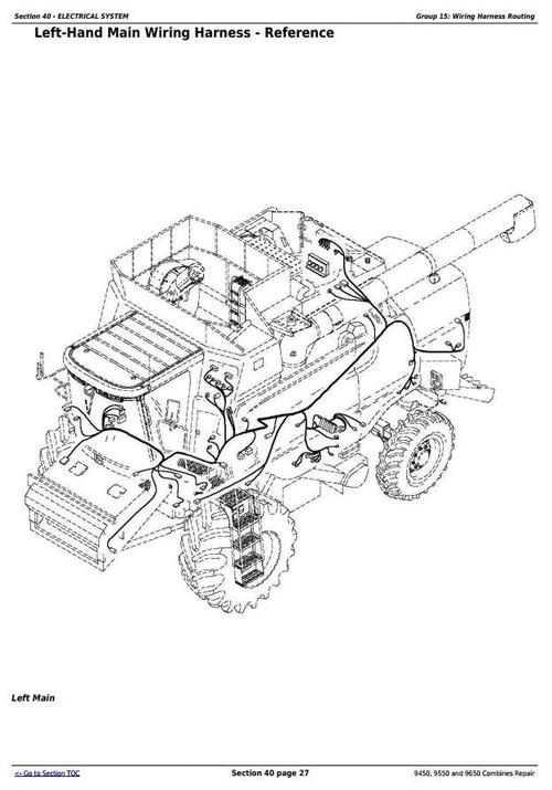 Product picture Deer 9450, 9550 and 9650 Combines (S.N. - 695100) Service Repair Technical Manual (tm1801)