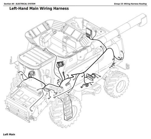 Product picture Deer 9650 CTS Combine (S.N.:695401-700400) Service RepairTechnical Manual (TM2021)