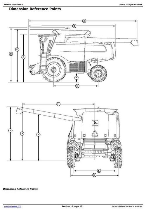 Product picture Deer 9650 STS (-695500) , 9750 STS (-695600) Combines Service Repair Technical Manual (TM1901)