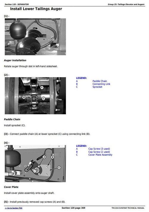 Product picture Deer S650STS, S660STS, S670STS, S680STS, S685STS, S690STS Combines Repair Manual (TM133419)