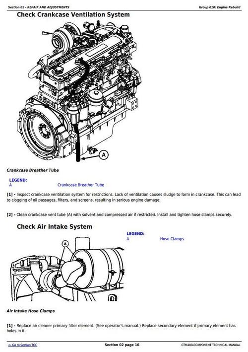 Product picture PowerTech 6090 9.0L Diesel Engines Tier 3 / Stage IIIA Base Engine Technical Service Manual (CTM400)