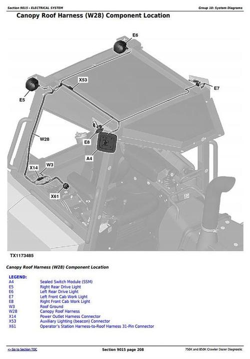 Product picture Deer 750K and 850K Crawler Dozer Diagnostic, Operation and Test Service Manual (TM13280X19)