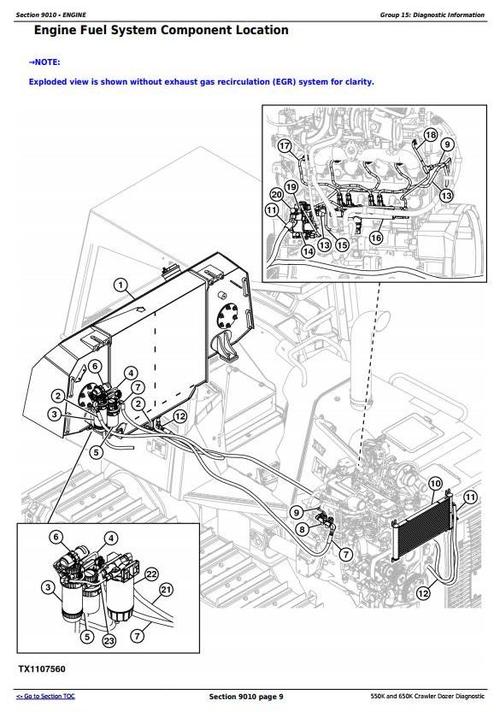 Product picture Deer 550K, 650K Crawler Doze Diagnostic, Operation and Tests Service Manual (TM12288)