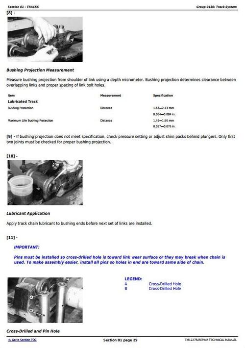 Product picture Deer 450J Crawler Dozer (S.N. from 216243) Service Repair Technical Workshop Manual (TM12275)