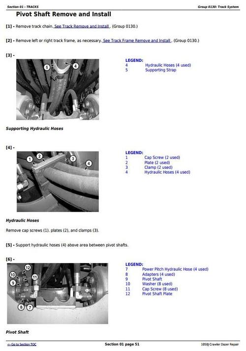 Product picture Deer 1050J Crawler Dozer Service Repair Technical Manual (TM10114)