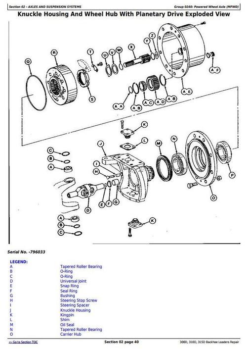 Product picture Deer 300D, 310D Backhoe Loaders 315D Side Shift Loader Service Repair Technical Manual (tm1497)