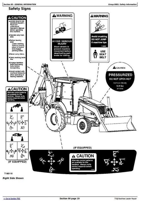Product picture 710J Backhoe Loader (S.N. before 159769) Service Repair Workshop Manual (TM10148)